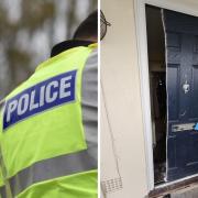 A 44-year-old man has been arrested for allegedly possessing an offensive weapon, following two drugs raids in St Albans.
