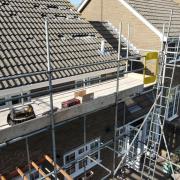 A Hertfordshire company has been ordered to pay more than £30,000 after an employee fell from a ladder while installing solar panels.
