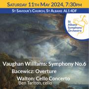 The concert will take place at St Saviour's Church on May 11