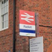 Police were called to the incident at Radlett Station on Tuesday.