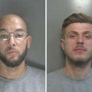 Two men have been jailed for a total of 15 years after a stab attempt was made during a St Albans burglary.