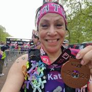 Kate ran the London Marathon for Rennie Grove Peace Hospice
