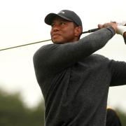 Tiger Woods has been back on the range (Owen Humphreys/PA)