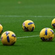 A general view of PUMA Orbita EFL Sky Bet Footballs ahead of the Sky Bet Championship match at St. Andrew’s @ Knighthead Park, Birmingham. Picture date: Saturday November 22, 2025.