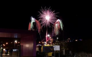 The pyrotechnics have been designed to produce less noise than everyday fireworks.
