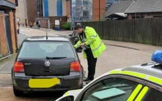 The VW driver received six points on his licence and a fine of £300.