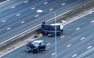 A 22-year-old man has pleaded guilty after two people were killed during a crash on the M25.